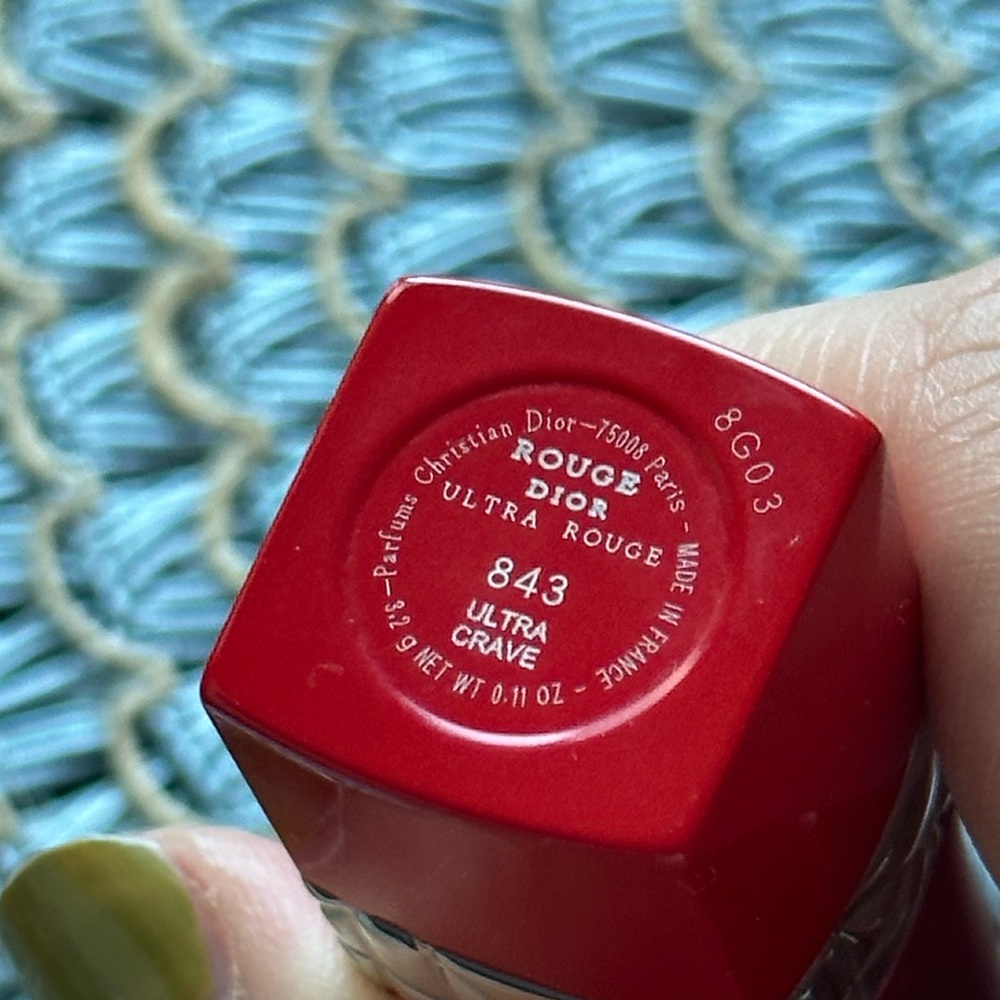 rouge dior ultra rouge lipstick 843 ultra crave